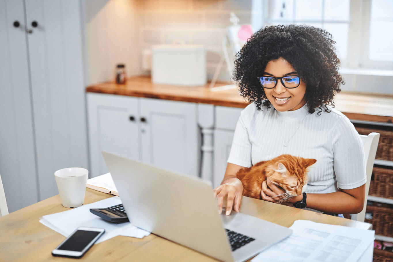 cat and owner
